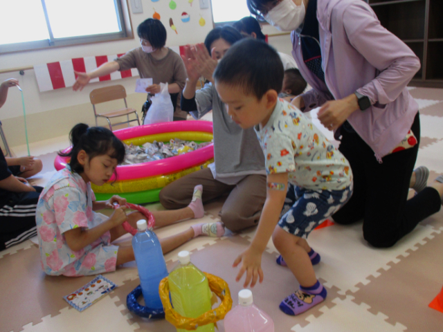 夏祭り　輪投げ